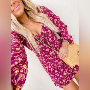 Pink Floral Dress from Kenedik